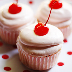 Shirley Temple Cupcakes - Recipe photo by Jane Deere