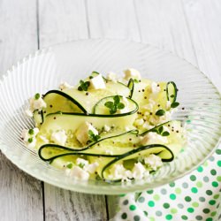 Cucumber Salad with Feta Cheese - Recipe photo by lovefood
