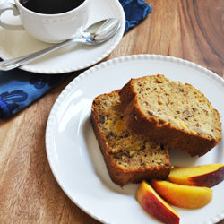 Spiced Peach Carrot Bread - Recipe photo by ryanbakes