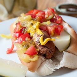 The Chicago Hot Dog - Recipe photo by lighterandlocal