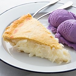 Buko Pie and Ube Ice Cream - Recipe photo by junbelen