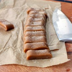 Homemade Sea Salt Caramels - Recipe photo by cinsler