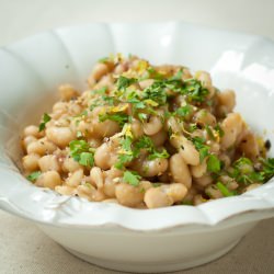 Flageolet Beans w/ Gremolata - Recipe photo by reciperenovator