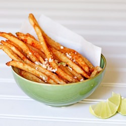 Chili Lime French Fries w/ Cotija - Recipe photo by Kitchen Runway