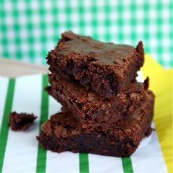 Baked Brownies For Slackers - Recipe photo by linzersinlondon