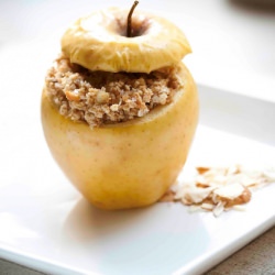 Golden Baked Stuffed Apple - Recipe photo by nonchalantgourmand