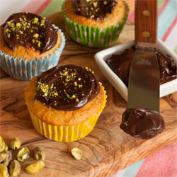 Honey Pistachio Muffins - Recipe photo by becskr