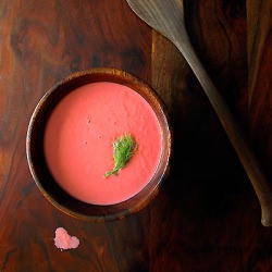 Chilled Beet & Fennel Soup - Recipe photo by SippitySup