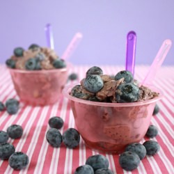 Blueberry Ice Cream - Recipe photo by Pocak Panna