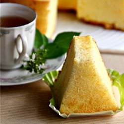 Cheddar Chiffon Cake - Recipe photo by mykitchen