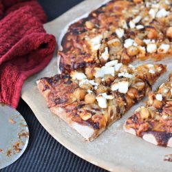 Barbecue Chickpea Pizza - Recipe photo by Whats Cookin with Mary