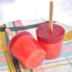 Watermelon-Pomegrante Ice Pops - Recipe photo by brooklynsupper