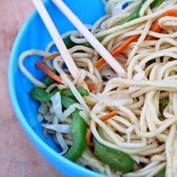 The Simplest Vegetable Noodle - Recipe photo by homewarming