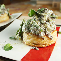 Lentil Galettes - Recipe photo by foodnouveau