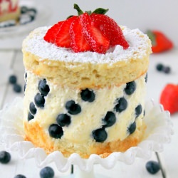 Fraisiers and Bleuetiers - Recipe photo by cherryteacakes