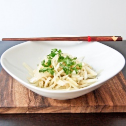 Shredded Kohlrabi Salad - Recipe photo by BigAppleNosh