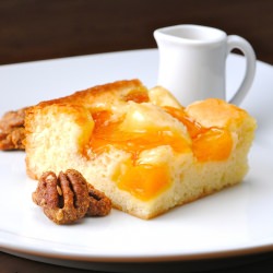 Easy Peach Pie-Cake - Recipe photo by julesfood
