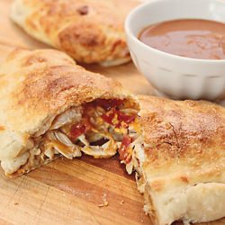 BBQ Chicken Calzones - Recipe photo by Taste See