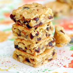 Chewy Date and Nut Bars - Recipe photo by beth_hyzy
