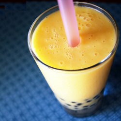 Jasmine Mango Bubble Tea - Recipe photo by CakeStudent