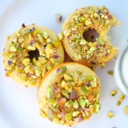Saffron Cardamom Donuts - Recipe photo by erinschubert