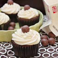 Malted Milk Cupcakes - Recipe photo by Taste See
