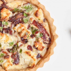 Caramelised Onion and Goats Cheese - Recipe photo by mongoliankitchen