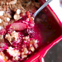 Double-Crusted Nectarine, Boysenberry - Recipe photo by weekofmenus