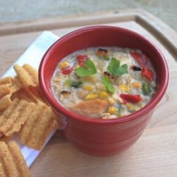 Grilled Corn and Chicken Chowder - Recipe photo by fromwhichthingsgrow