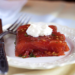 Tomato Aspic - Recipe photo by LanaAnn