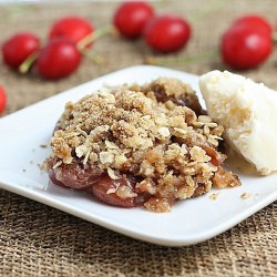 Cherry Crisp - Recipe photo by dawnkl