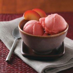 Lemon Plum Sorbet - Recipe photo by tasteofhome
