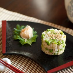 Fresh Green Pea Rice - Recipe photo by nipponnin