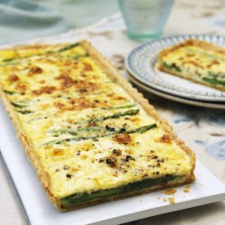 Asparagus and Gruyere Tart - Recipe photo by FAB flour