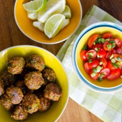 Spicy Lamb Meatballs - Recipe photo by Foodandthefab