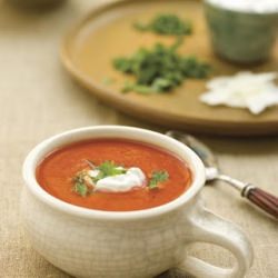Creamy Organic Tomato Soup - Recipe photo by abitofbeesknees