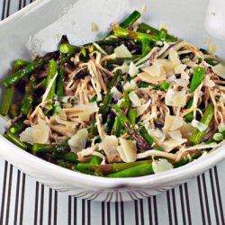 Roasted Asparagus and Enoki Salad - Recipe photo by rx4foodies