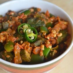 Kadai Bhindi Masala - Recipe photo by vsharmilee