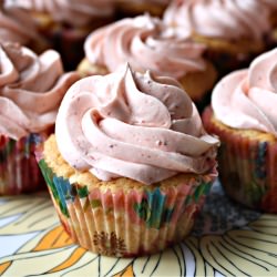 Strawberry Cupcakes - Recipe photo by adventuresmadefromscratch