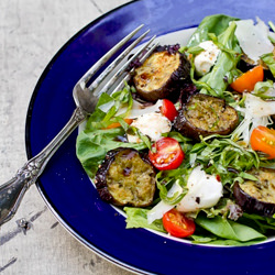 Eggplant Parmesan Salad - Recipe photo by acouplecooks
