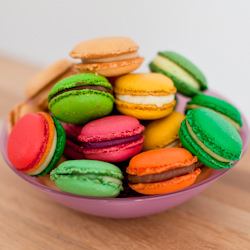Macarons - Recipe photo by Kelvin Wu