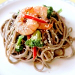 Soba Noodles w/ Peanut Sauce - Recipe photo by lululu
