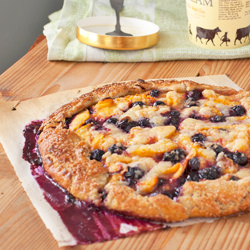 Peach Blueberry Crostata - Recipe photo by plumpie