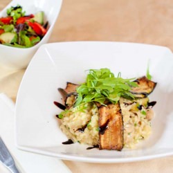 Zucchini & Mushroom Risotto - Recipe photo by hubrecipe