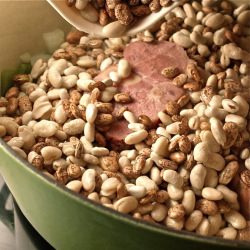 Maple Bacon Baked Beans - Recipe photo by aloadofbeans
