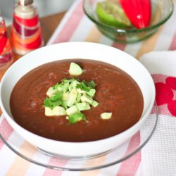 Mexican Black Bean Soup - Recipe photo by PeaSoup
