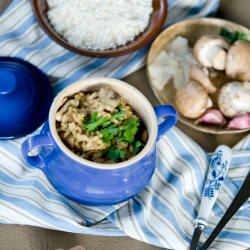 Mushroom & Champagne Risotto - Recipe photo by Foodandthefab