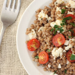 Pearl Couscous and Tomato Salad - Recipe photo by jfoster