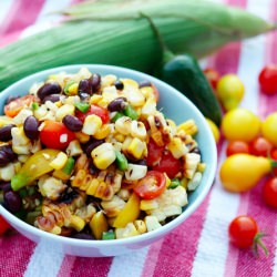 Grilled Corn Salad - Recipe photo by piccantedolce