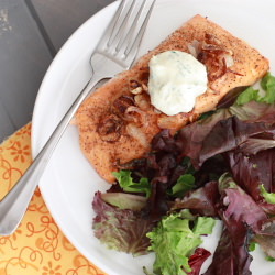 Salmon with Shallots & Dill Cream - Recipe photo by jfoster